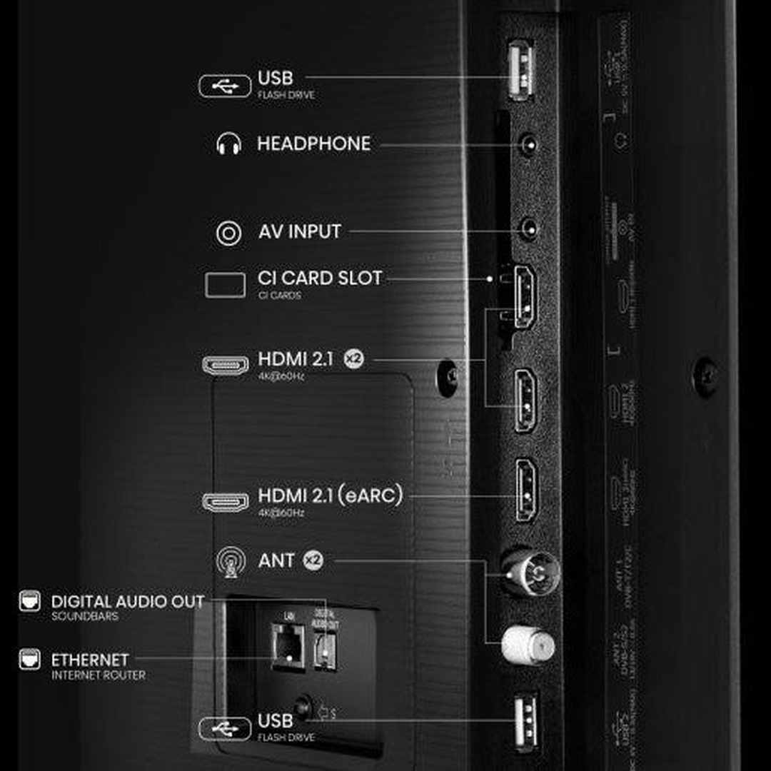 Hisense E7N 65" 4K UHD QLED Smart TV | 65E71NQ