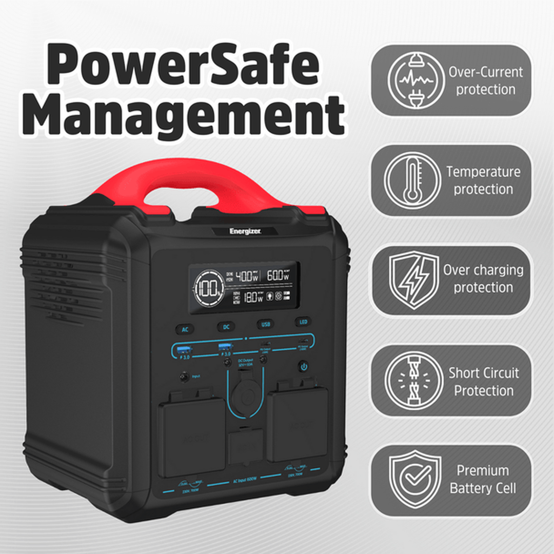 Energizer 550Wh Power Station | PPS550W1F-UK