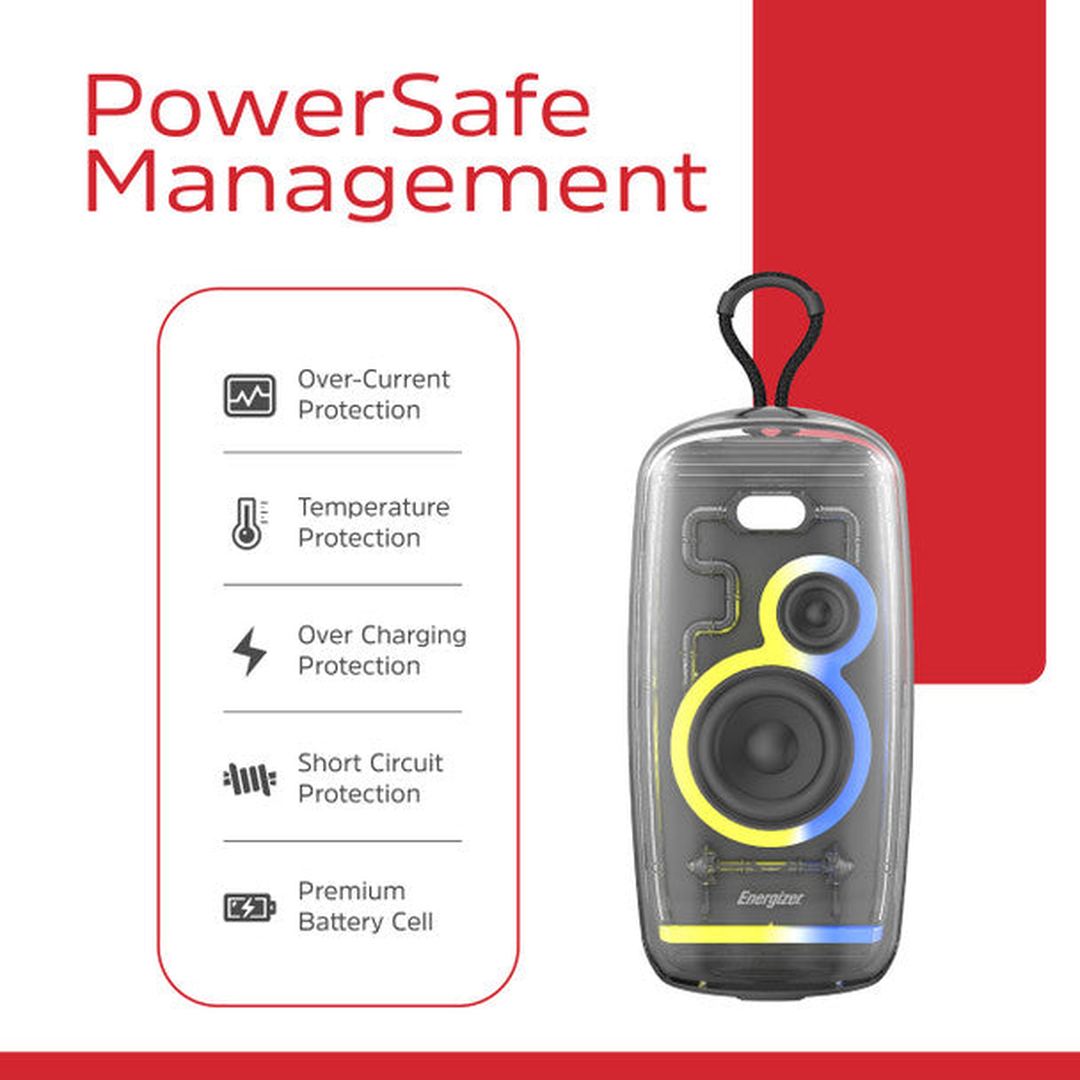 Energizer Bluetooth Speaker with LED Light | BTS164