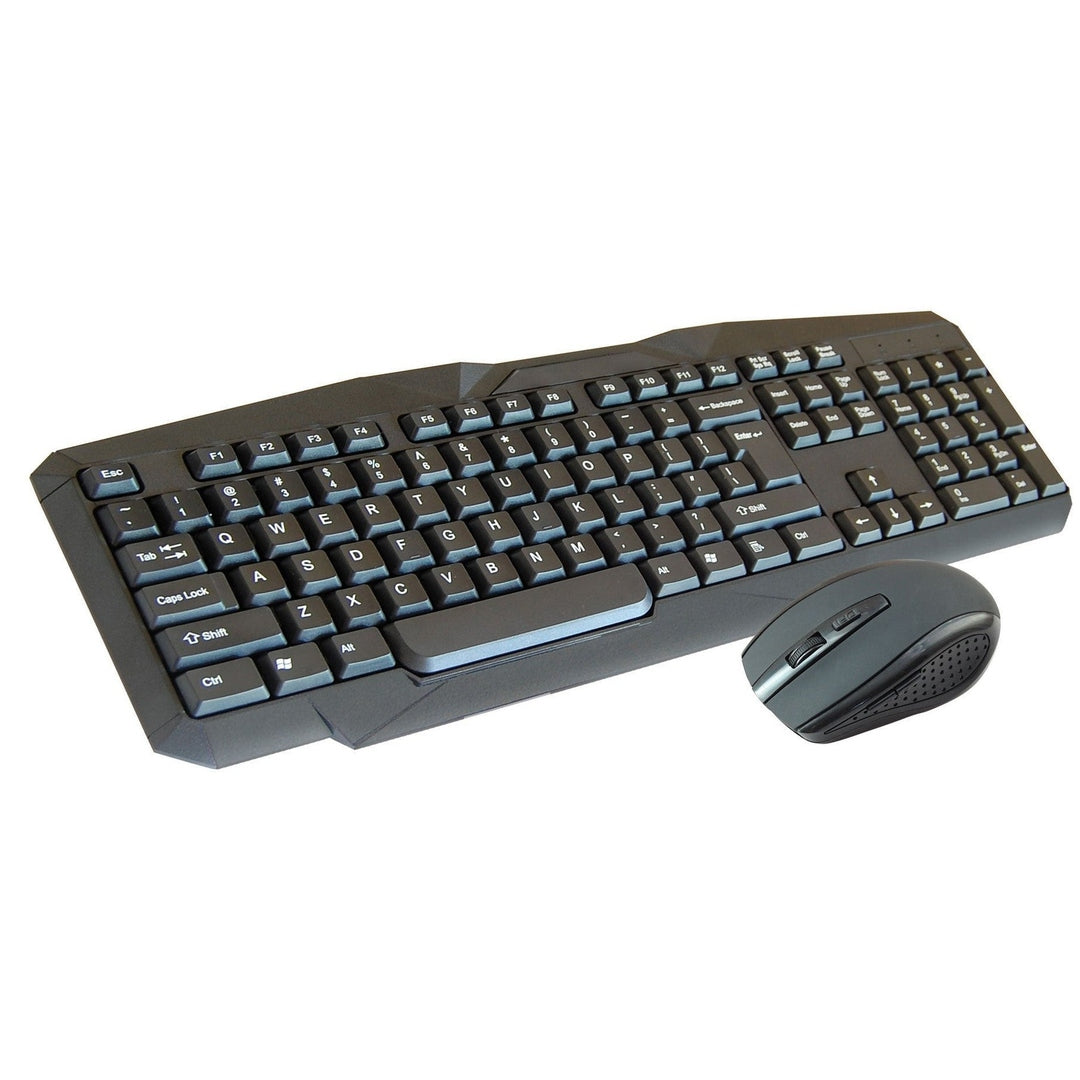 Infapower Wireless Keyboard & Mouse Desktop Set Black | 211951