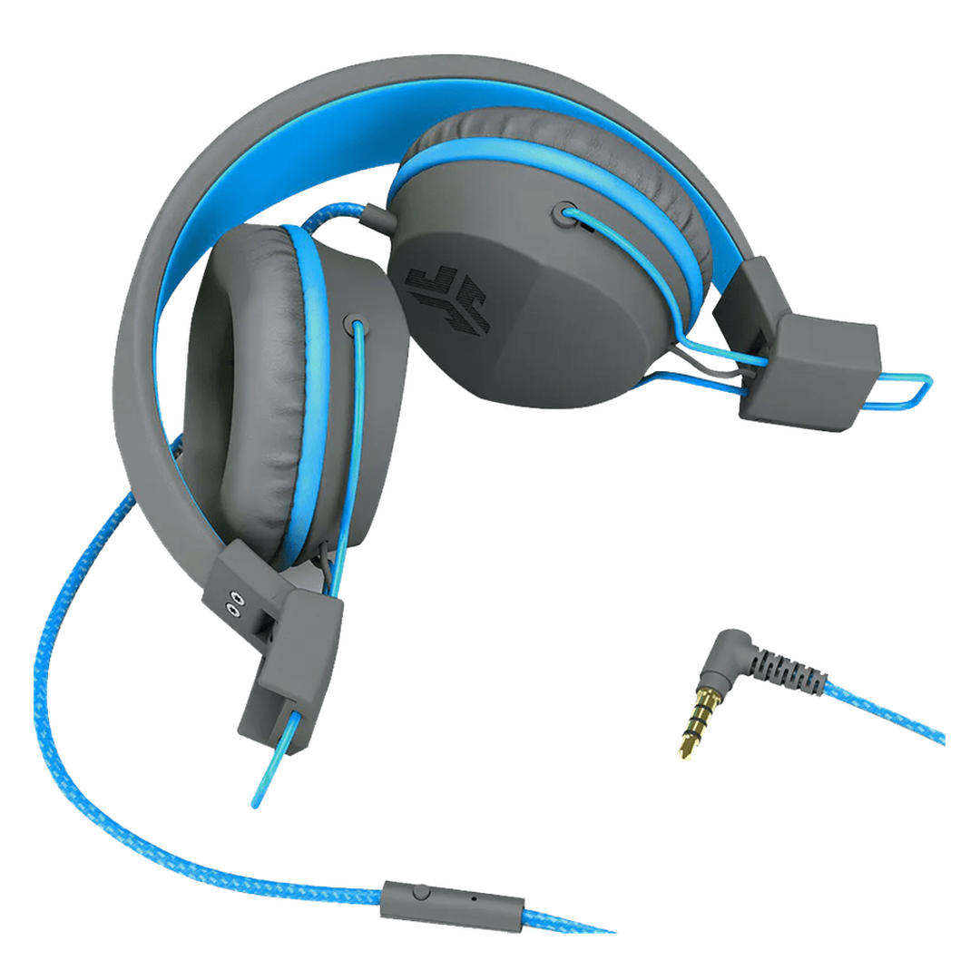 JLAB JBuddies Studio Headphones | Grey / Blue