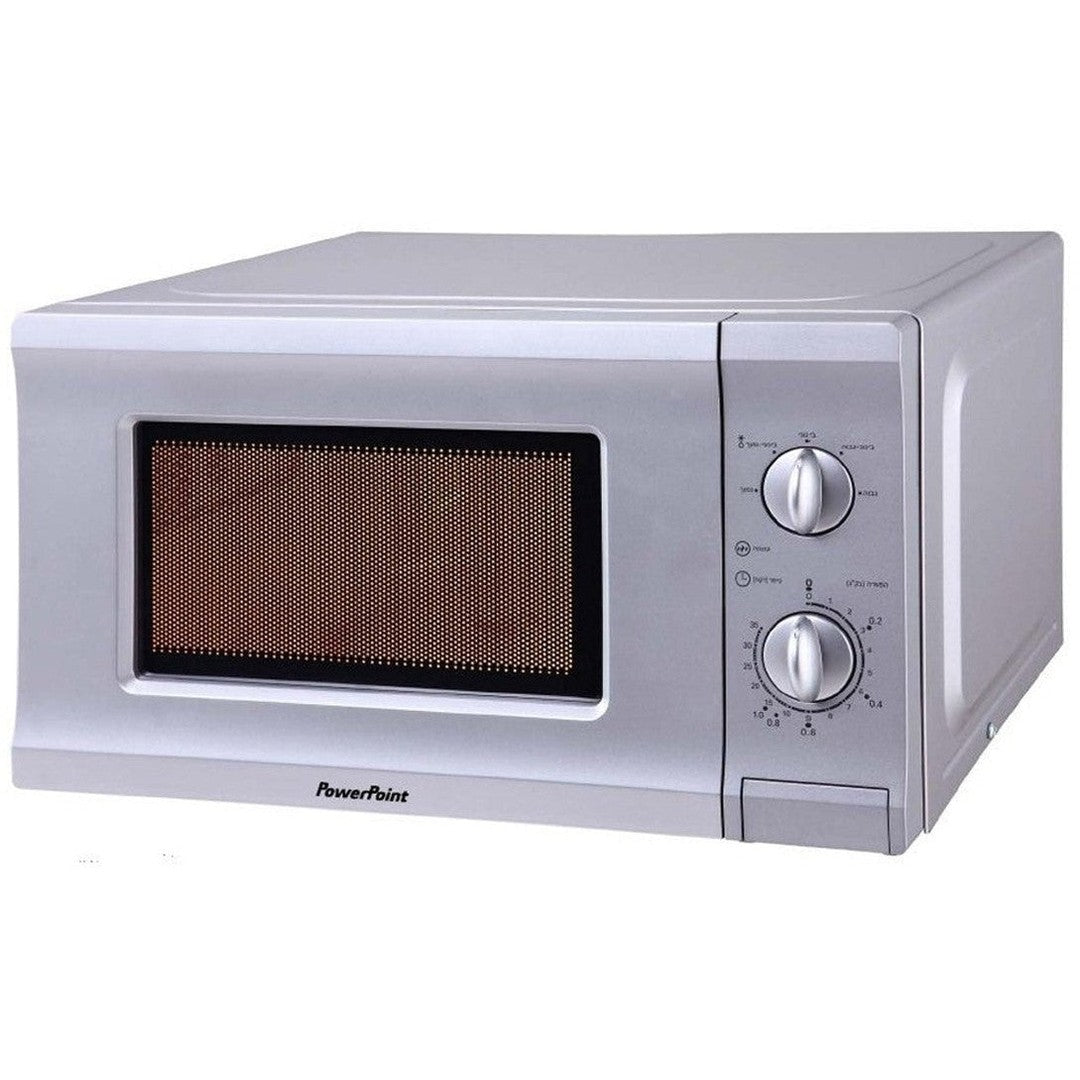 Powerpoint 20L Silver Freestanding Microwave | P22720CPMSL