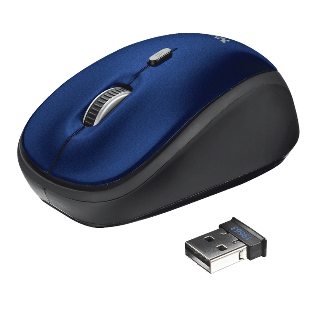 Trust Yvi Optical Wireless Mouse | Blue