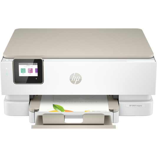 Hp ENVY Inspire 7220e All-in-One Wireless Colour Printer | 3 Months Free Instant Ink with HP+ | White | 2-sided printing | Touchscreen | Self-healing Wi-Fi | 242P6B#687