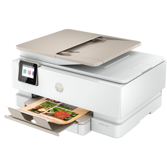 "HP ENVY Inspire 7920e All-in-One Wireless Colour Printer | 3 Months Free Instant Ink with HP+ | 35-page Automatic Document Feeder | White | 242Q0B#687 "